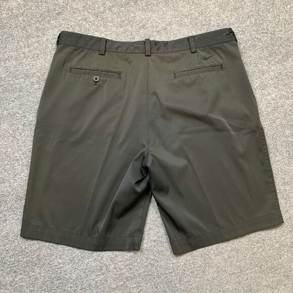 Nike Golf Shorts Mens 38 Black Dri Fit Tech Flat Front Lightweight Tech Chino - Picture 8 of 13